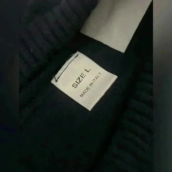 MJ. WATSON Cashmere Jogger - NAVY Size Large - Picture 6 of 15